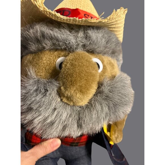 ShotGun Red Plush Doll Grandpa Cowboy Hee Haw Nashville Signed Collectible - Picture 2 of 16